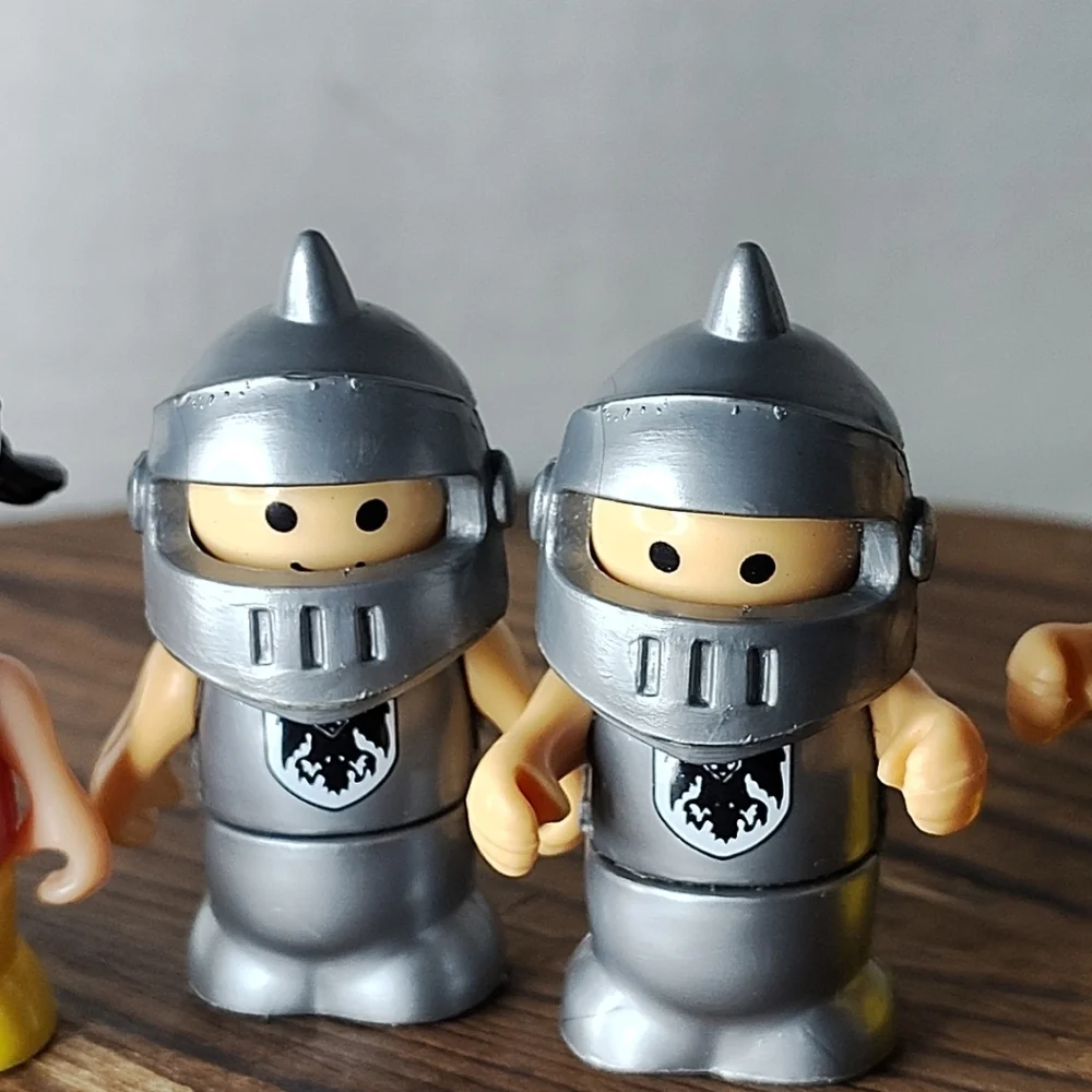 Vintage PlaySkool Lot Lil Playmate King Knights Figures Soldier Guards Pirate